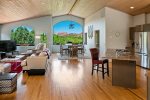 Panoramic views seen from the Kitchen, Living Room and Dining Area